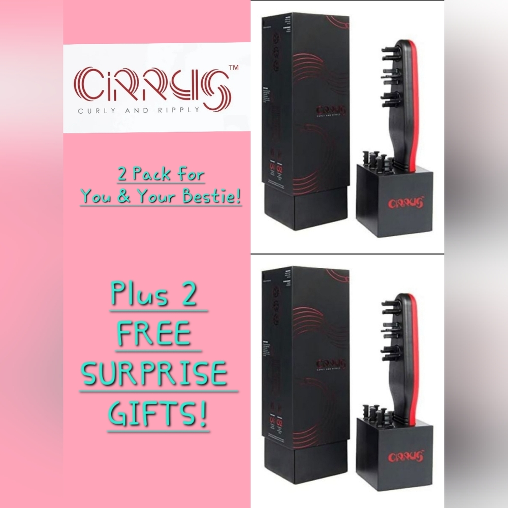 💇‍♀️ 2 PACK Cirrus Heat Free Wave Volumizing Styler